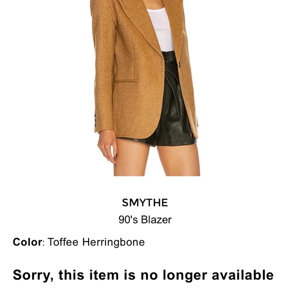 Fabulous 90s blazer Smythe M NWT - Picture 2 of 3